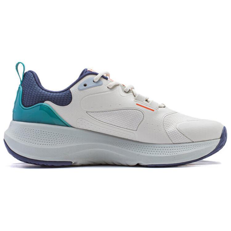 LiNing Soft Element Comfortable Versatile Thick Sole Height Increasing Shock Absorbing Non-Slip Wear-Resistant Low-Top Casual Shoes AGLU011-1