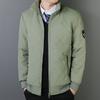 Men's Warm Parker Coat Autumn Winter Outdoor Sports Thick Anti Cold Cotton Jacket Stand Up Collar Checkered Cotton Coat