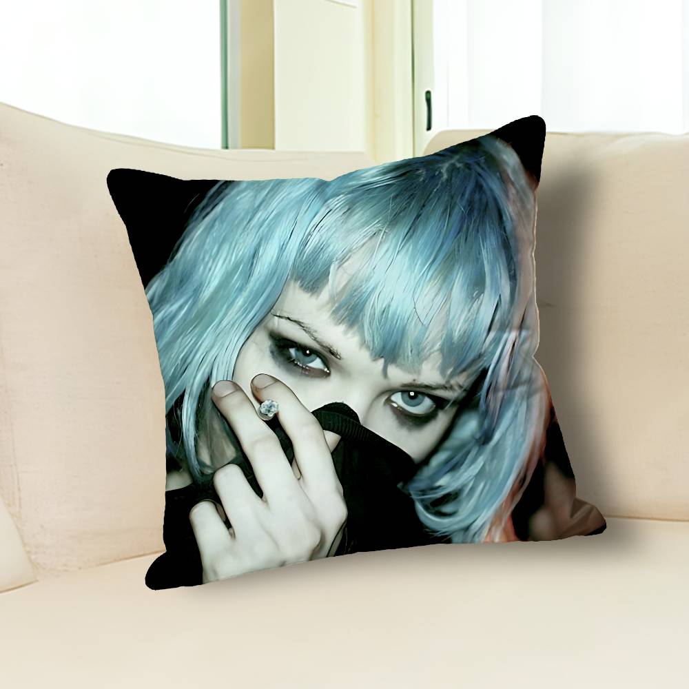 A-Alice G-Glass Singer Pillow Cases for Bedroom Living Room Sofa Home Decor Polyester Cushion Cover with Zipper