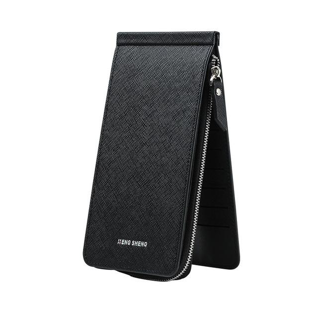 Women's Wallet Long Zipper PU Fashion Elegant Credit Card Holders Purse Mobile Phone Bag Multi Card Slot Money Clip