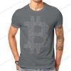 Blockchain Bitcoin Binary Tshirt Graphic Unisex Tops Vintage Grunge Summer Cotton Short Sleeve Harajuku T Shirt