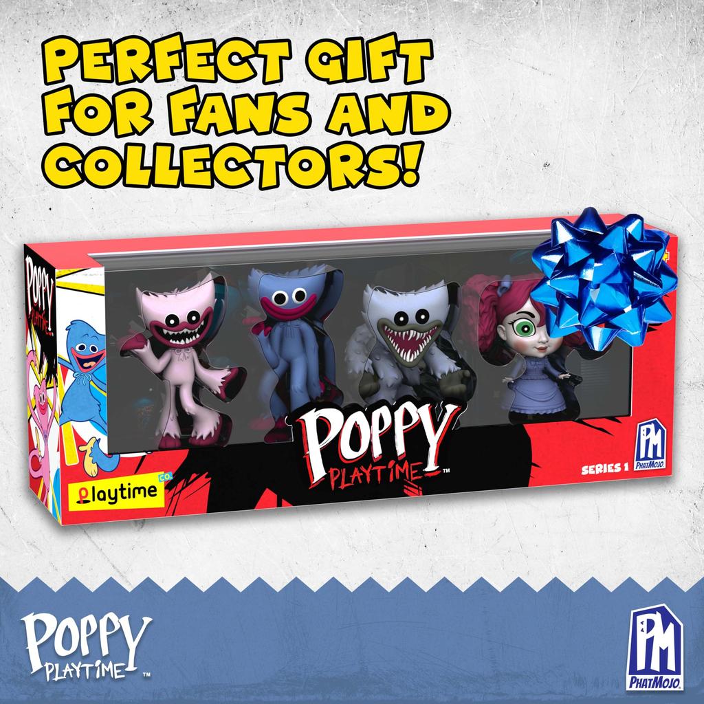 Poppy Playtime - Vintage Collector Figure Pack (4 Exclusive Minifigures, Series 1) [Officially Licensed], (FP7702).