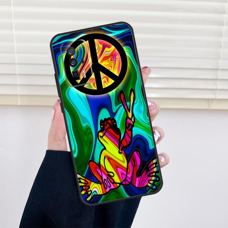 Psychedelic Art Peace Cover For Xiaomi 13 14 15 Ultra 11T 12T 13T 14T Pro POCO X7 Pro X3 X5 X6 M6 F5 F6 Pro Case