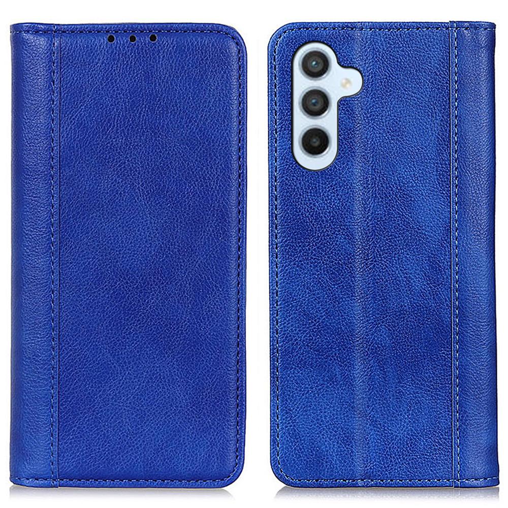 

For Samsung Galaxy A36 5G Stand Case Split Leather Litchi Texture Wallet Phone Cover B