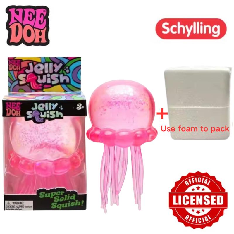 2026 Cute Nee Doh Jelly Hops Octopus Fidget Toy, Waterproof Water Play Sensory Toy, Great Gift for Boys and Girls