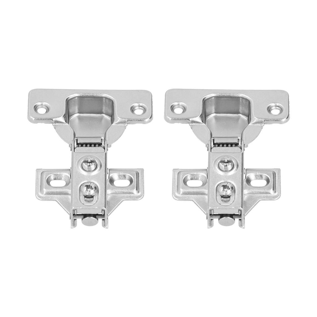 2Set Short Arm Door Hinge with Screws 90‑105 Degrees  American Hydraulic Damping Hinge for Cabinet Cupboard