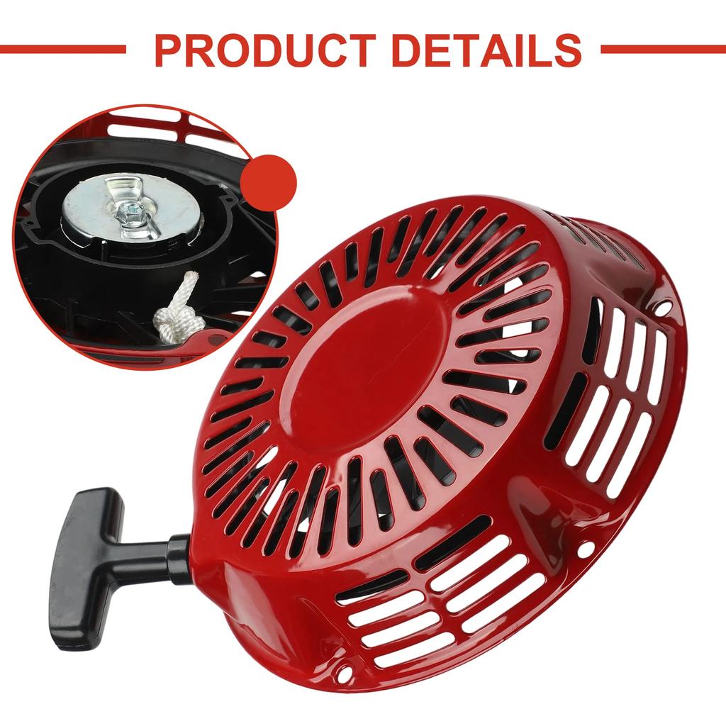 PULL STARTER RECOIL for Honda For GX390 13 For HP Engine Generator Lawnmower Replacement Metal Component for Engine Restart