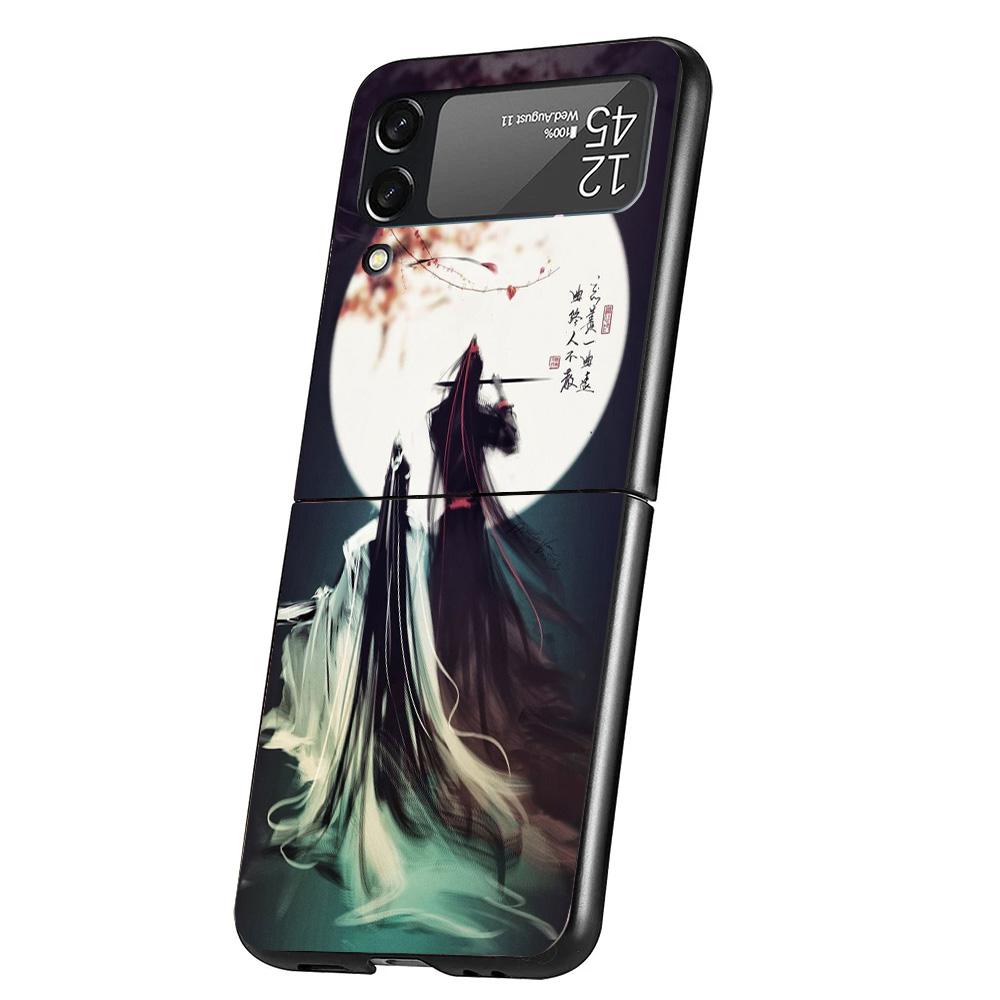 Anime Mo Dao Zu Shi Cover Phone Case For Samsung Galaxy Z Flip 7 6 5 4 3 5G Flip7 Flip6 Flip5 Flip4 Flip3 Black Fundas Shell Gal