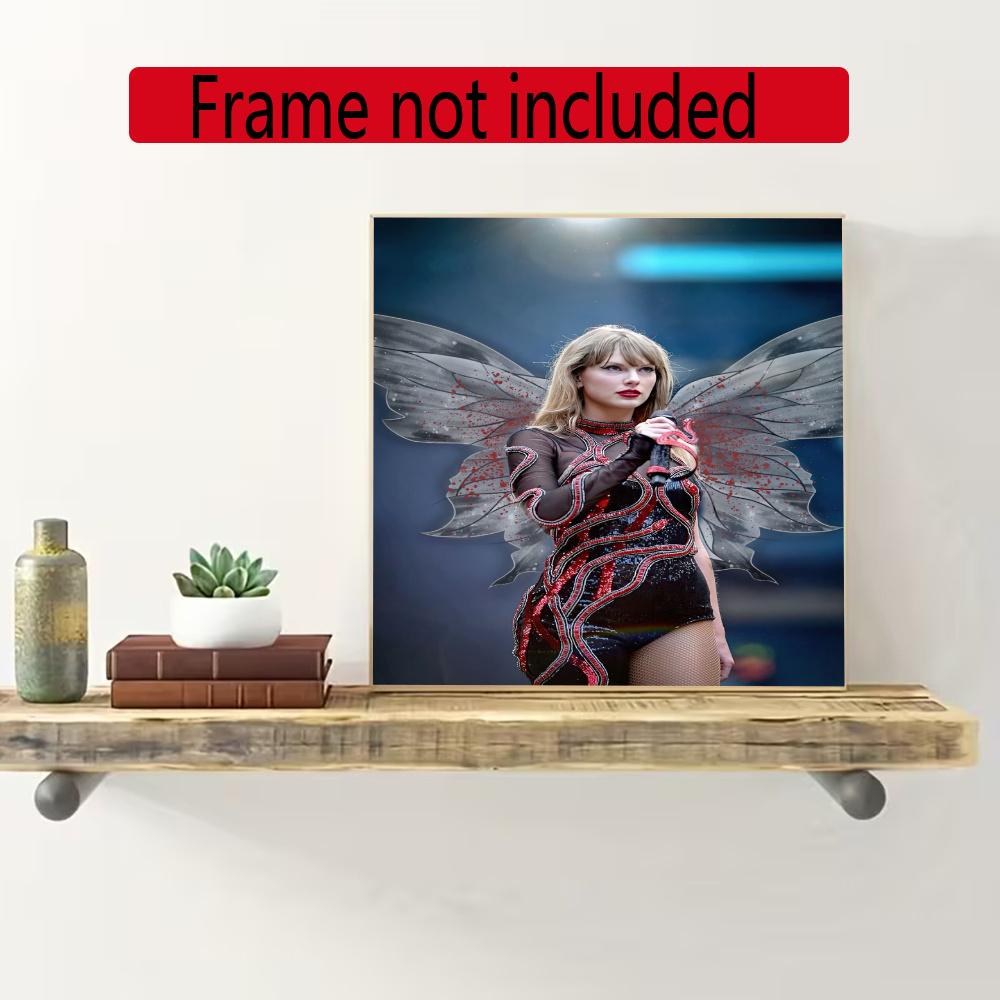 Taylor Swift 5D Diy Diamond Paintings Mosaic Wall Round Diamond Art Painting Kits Embroidery Crystal Accessories Frameless