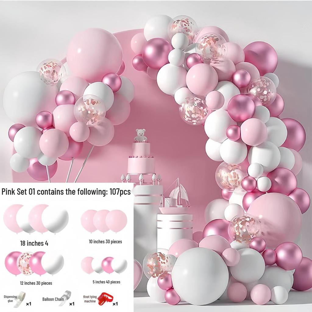 Wedding & Birthday Balloon Decoration Set