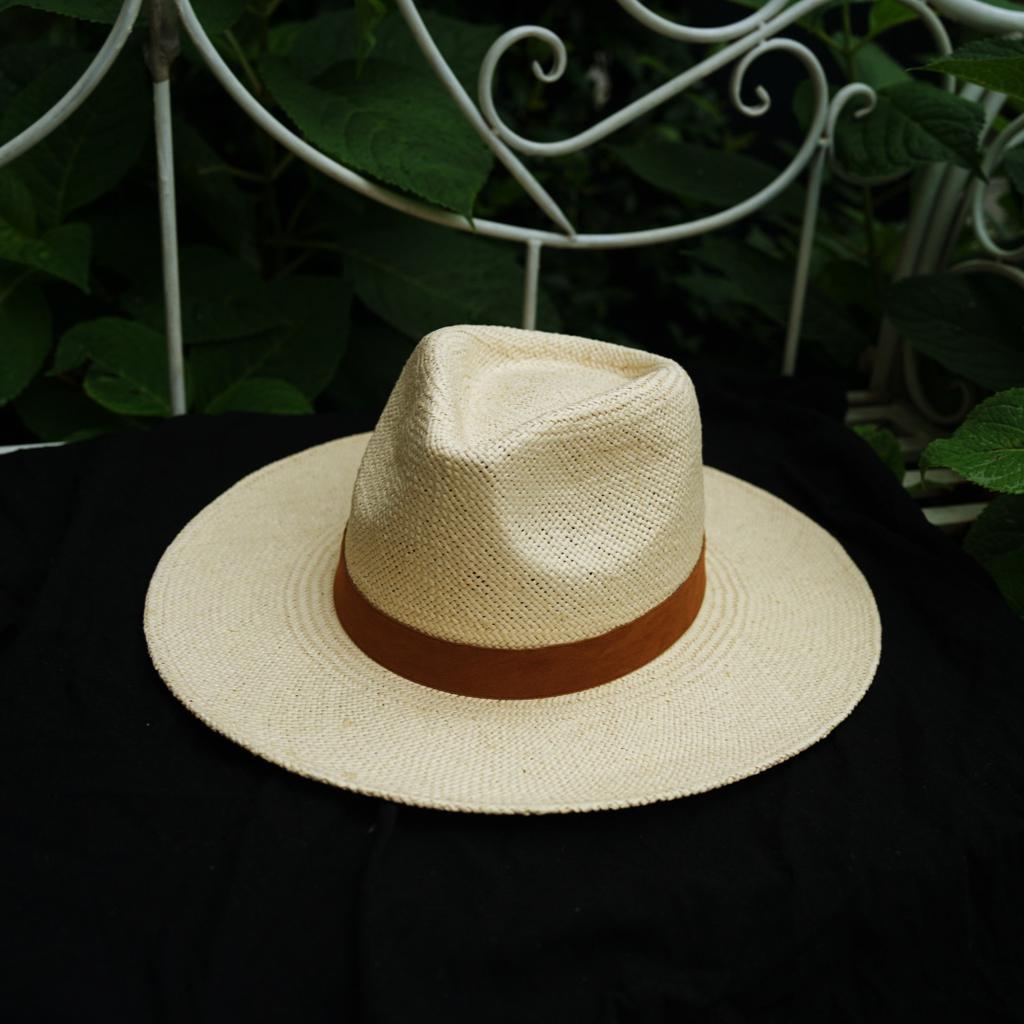 Französischer Retro Weiß Gewebter Panama Jazz Zylinderhut Für Männer Und Frauen Sommer Sonnenschutz Sonnenschirm Urlaub Breitkrempiger Strohhut