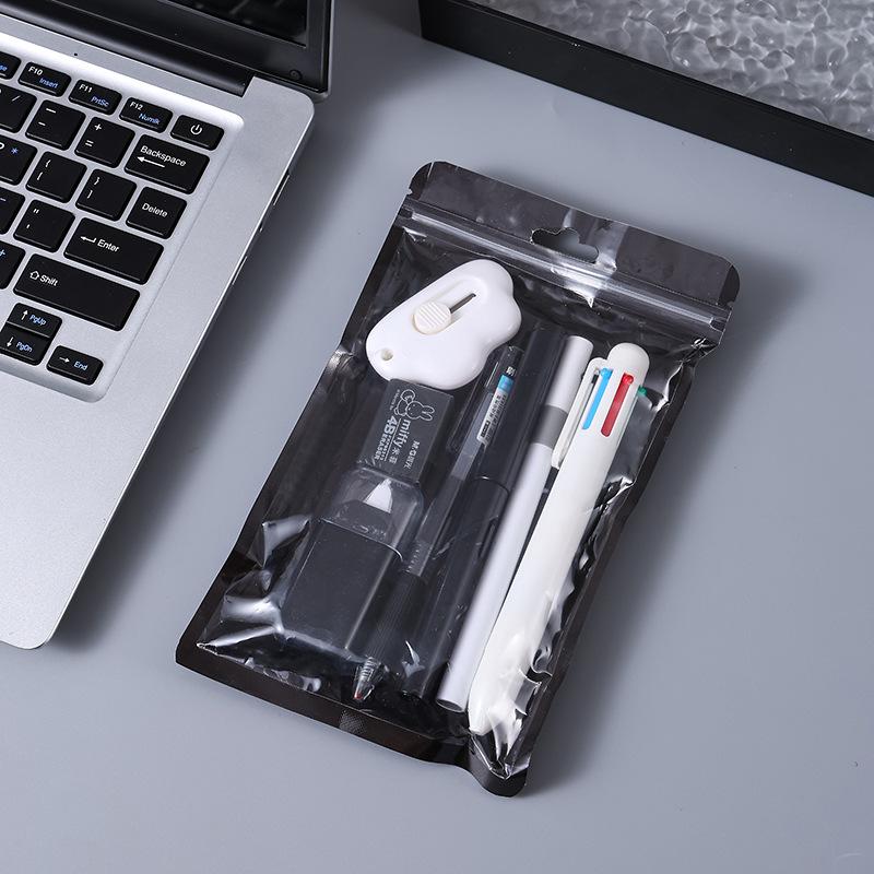 1set 7-in-1 Schreibwaren Set Geburtstag Präsentieren Zurück Zu Schule Geschenk Korrektur Band Studenten Preis Schule Büro Kugelschreiber Studenten