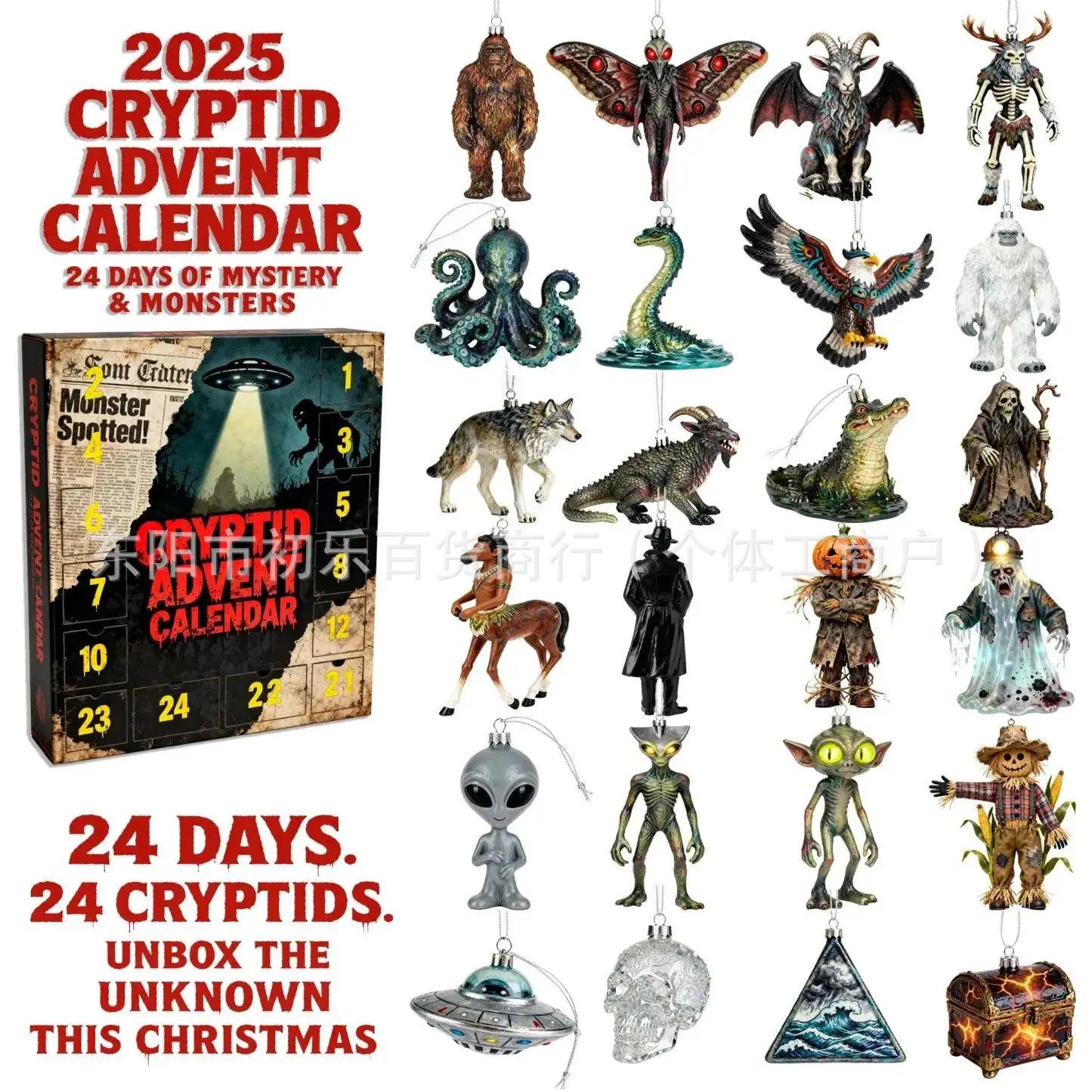 

2D Acrylic Mystery Advent Calendar 2026 Surprise Countdown Box Of Hidden Gifts And Miniatures For Home Decor For Kids Christmas