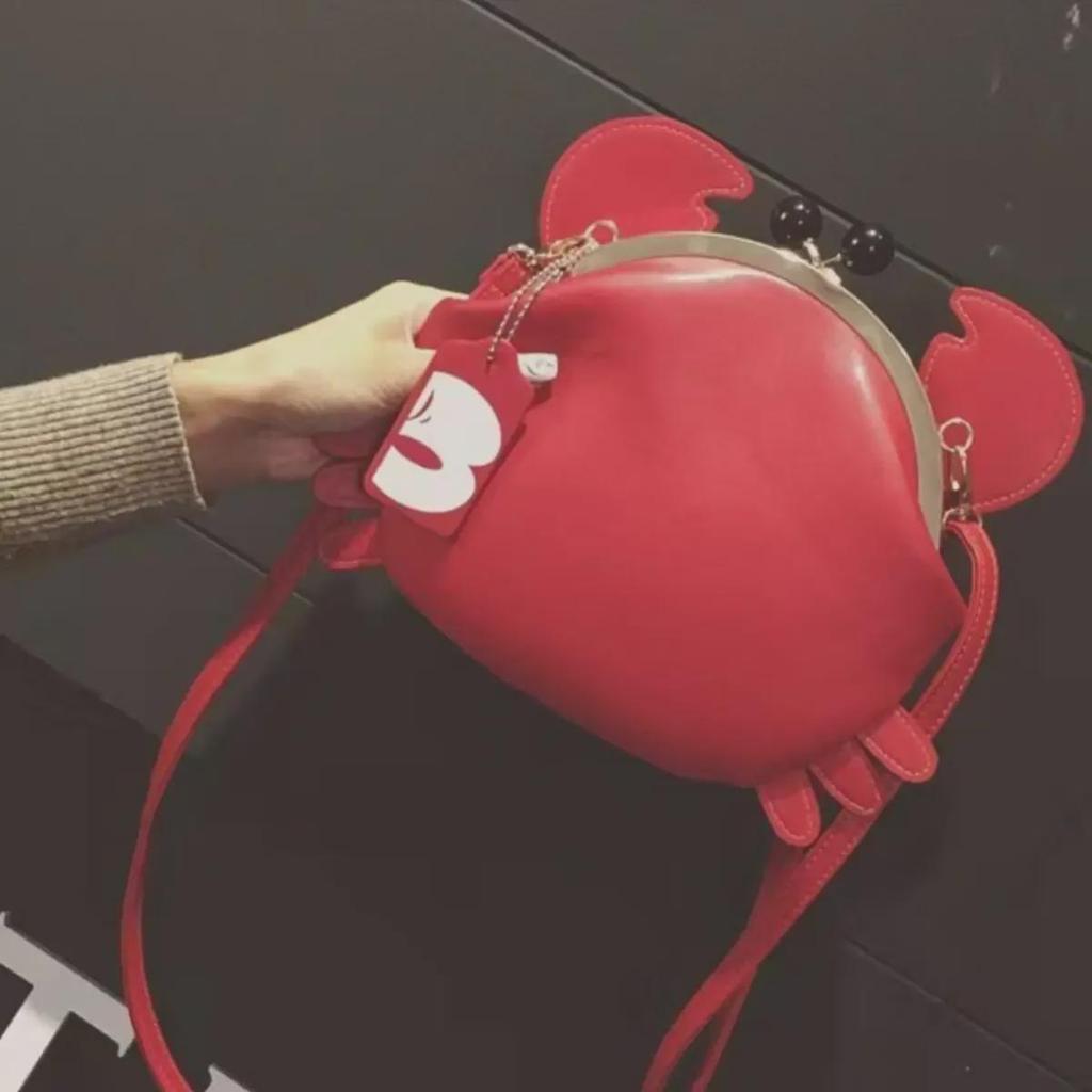 Women's Fashion Mini Crab Small Crossbody Shoulder Bag