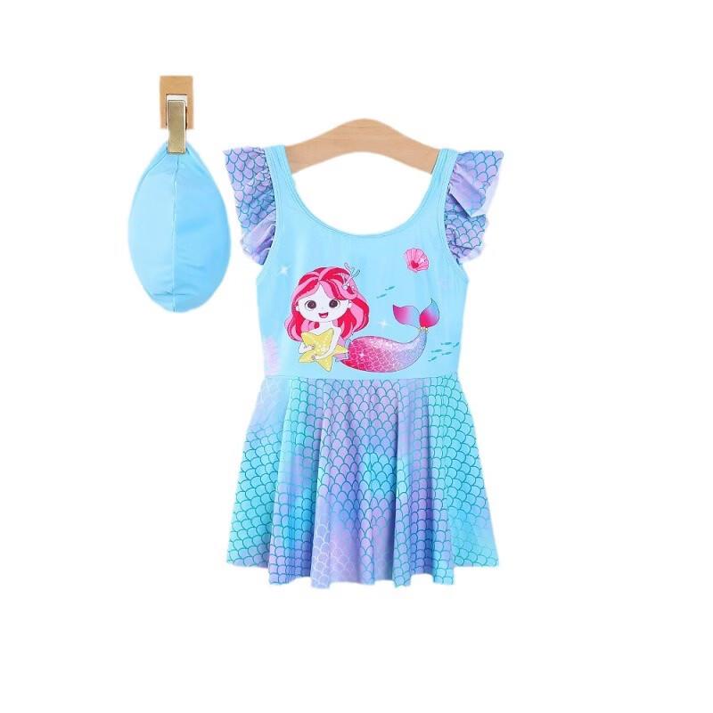 Girls' Two-Piece Neoprene Swimsuit