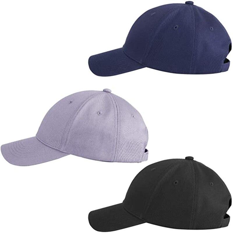 Hat Solid Color Baseball Cap Fitted Sports Casual Sunhat Hip Hop Hat Men and Women Unisex Caps