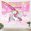 Castle Fairy Rainbow Tapestry Colorful Gradient Tapestries Art Home Decoration Bedroom Decor Living Room Door Starry SkyTapestry