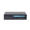 Switch Gerenciável Gigabit PoE+ de 6 Portas Dahua (4 PoE+, Uplink SFP 2.5G)