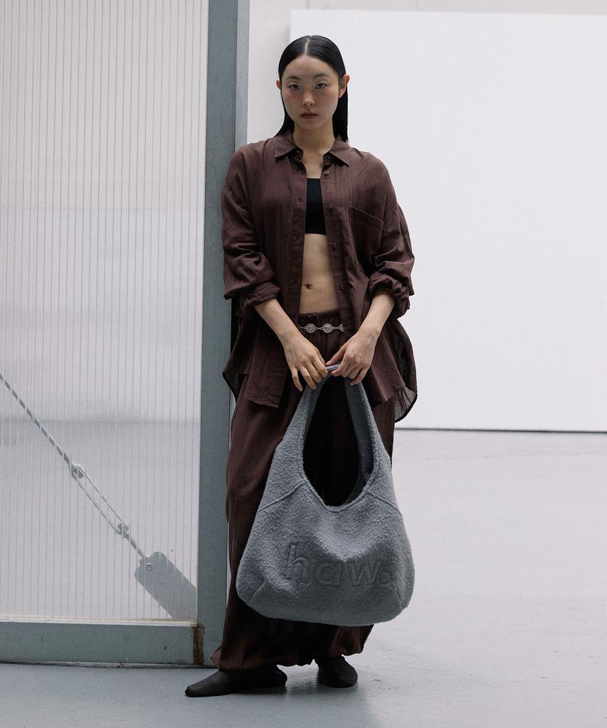 Haveawhale Wool Pebble Bag (Gr)