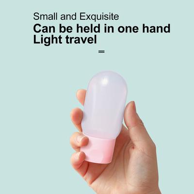 Soft Travel Bottles Leakage Proof Refillable Portable Squeezable Toiletry Cosmetic Container for Shampoo Lotion 3pcs