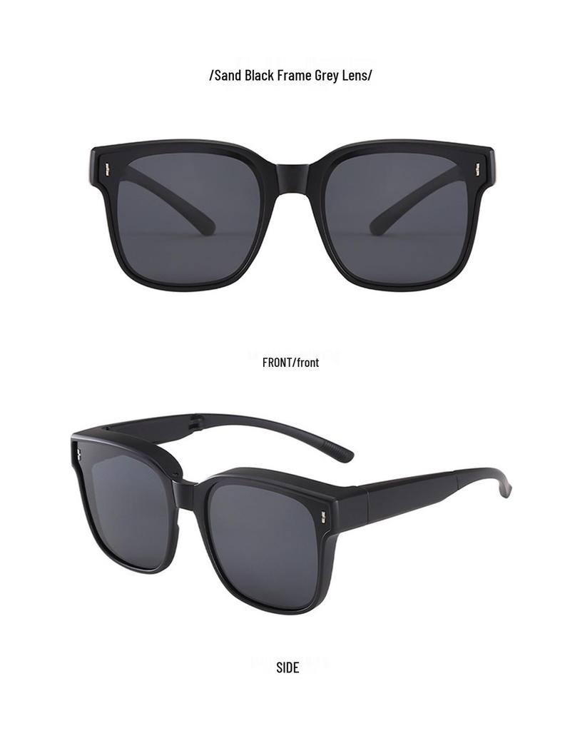 Faltbare TR90 Polarisierte Aufsteck-Brille mit Sehstärke und UV-Schutz für Damen & Herren