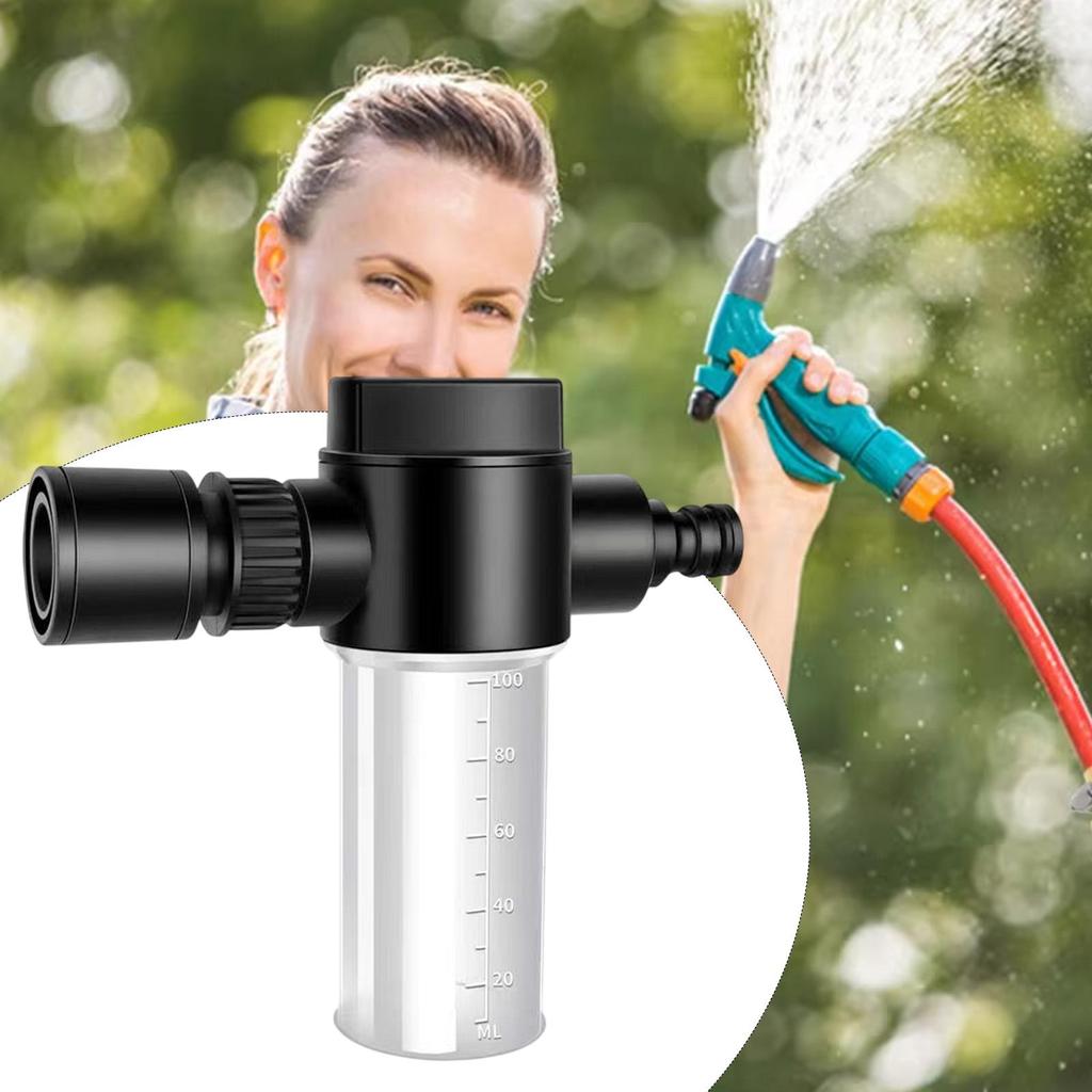 Pressure Washer Foam Cannon 100ml Liquid Fertilizer Dispersing Sprayer Adjustable Sprinkler With Scale Precision Garden Watering