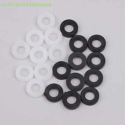 100 Pcs Nylon Washer For Drum Screw Drum Lug White Black Color Nylon Flat Wahser Thickness Heavy Product