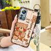 Wrist Strap Kickstand Phone Case For Blackview A85 Cartoon Soft case Dirt-resistant Durable Wristband Cute Anti-knock