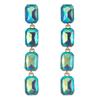 Korean Style Fashion Simple Versatile Geometric Square Long Earrings Retro C-shaped Niche Design Sense Exaggerated Earrings