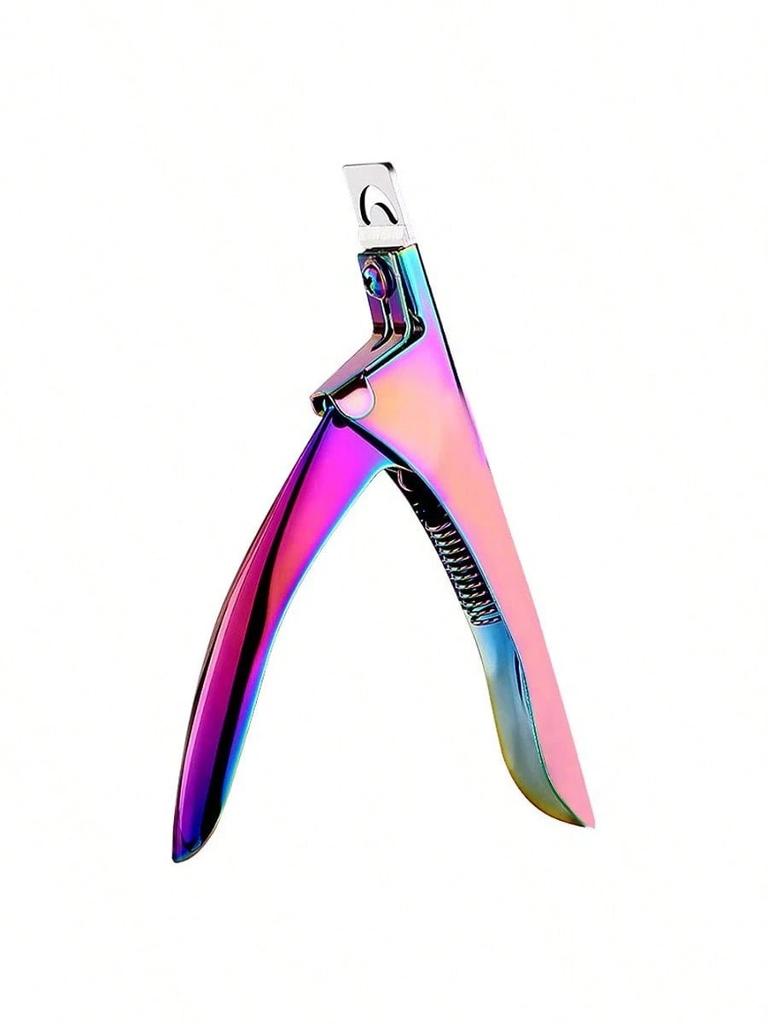 Professionelle Acryl-Falsche-Nagelknipser, Regenbogen-Nagelspitzen-Cutter, Maniküre-Werkzeug für Acrylnägel, Falsche Nägel & Nagelkunst