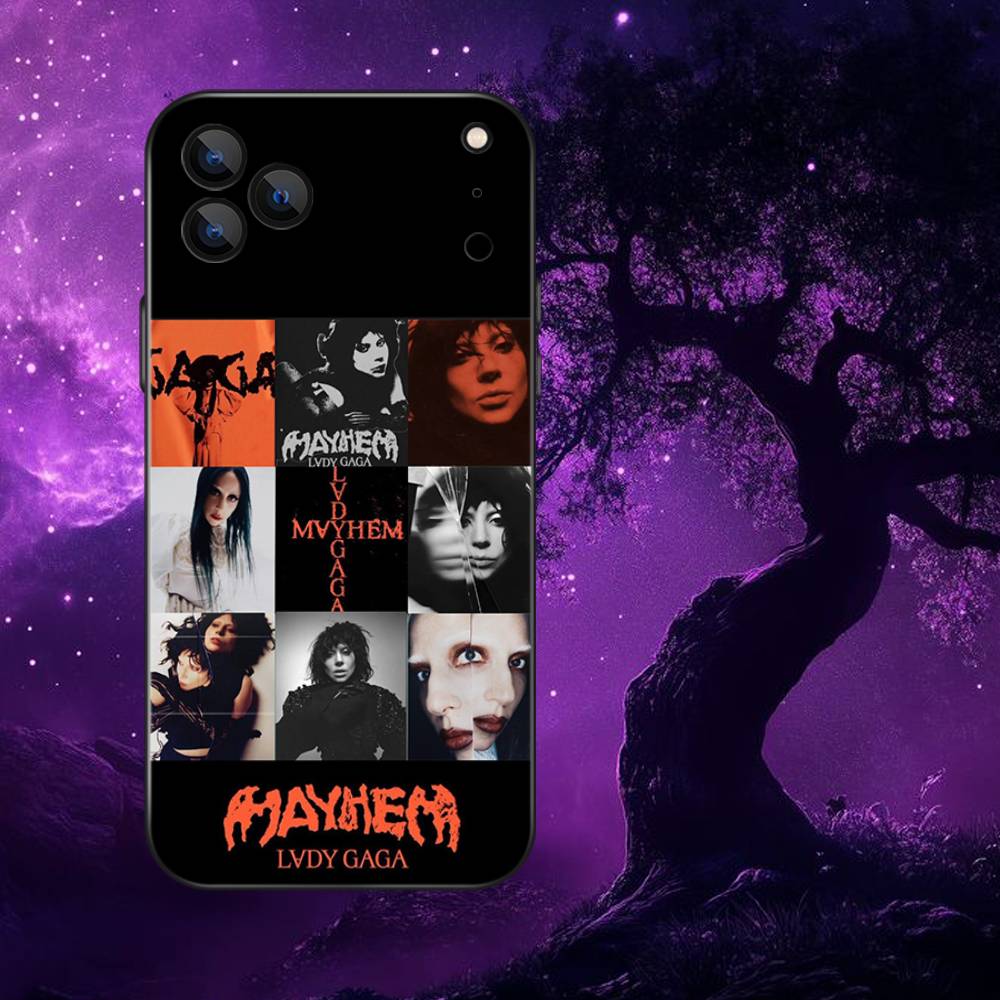 L-Lady G-Gaga Famous Singer Phone Case For iPhone 17,16,15,14,13,12,11,Pro,Max,Plus,E,Air,Mini Protective TPU Cover
