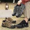 New Men Hiking Shoes Breathable Mesh Splashproof Outdoor Walking Mountain Climbing Sport Men Hunting Trekking Casual Sneakers