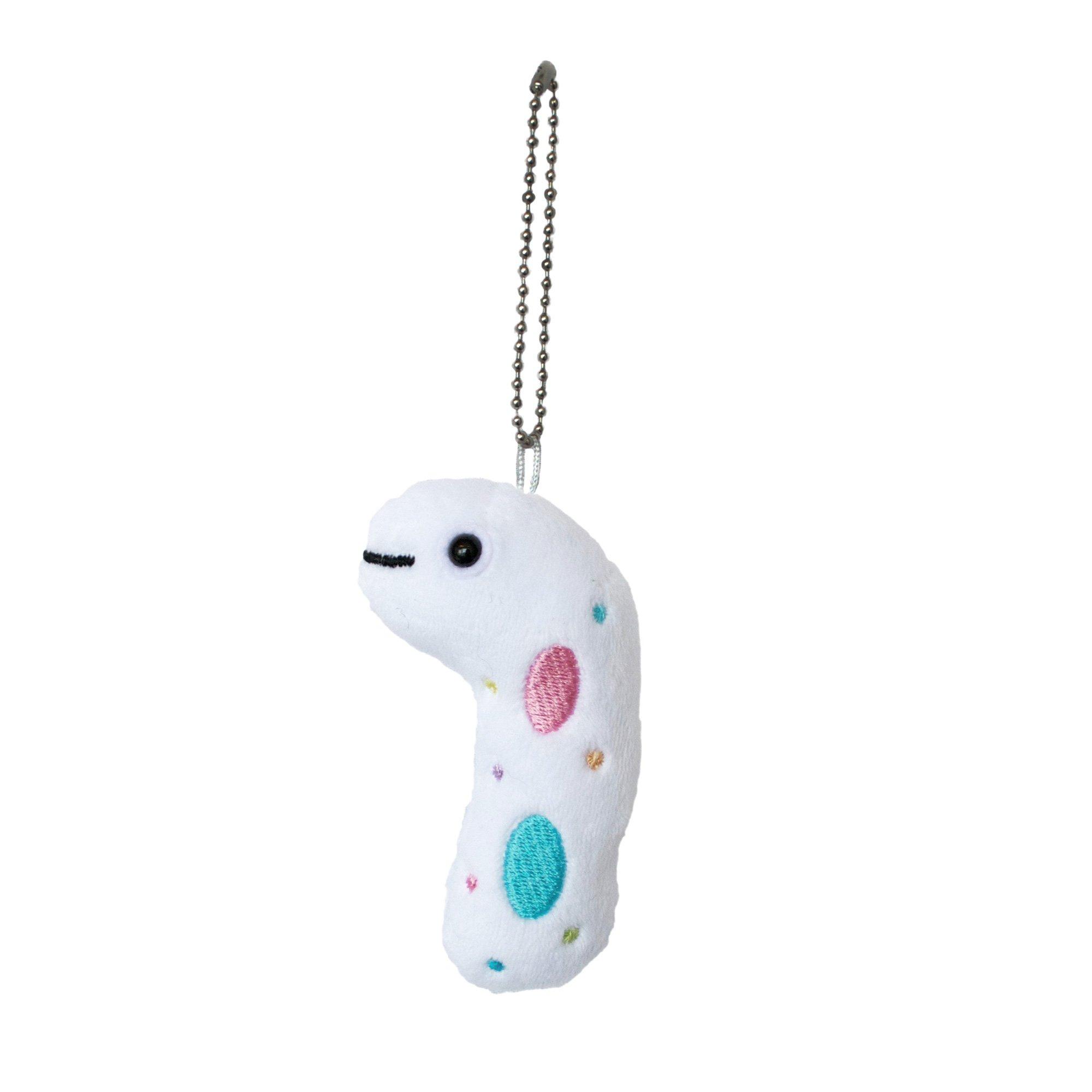 

Aqua Plush Marine Keychain, Colorful Garden Eel, 00050146