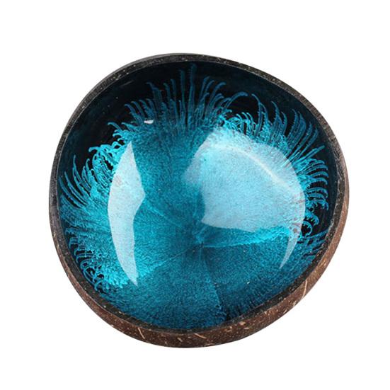 

Всплеск чернил скорлупы кокоса, конфеты, контейнер для еды, миска для хранения ключей, домашний декор 3