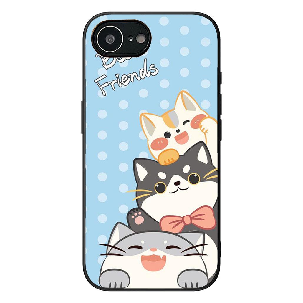 

Cat Cartoon Kitten Cats Protective Cover for OPPO A40 A60 A80 A38 A18 A17 A16 A78 A79 A54 A25 A57 4G 5G Phone Case OPPO A80