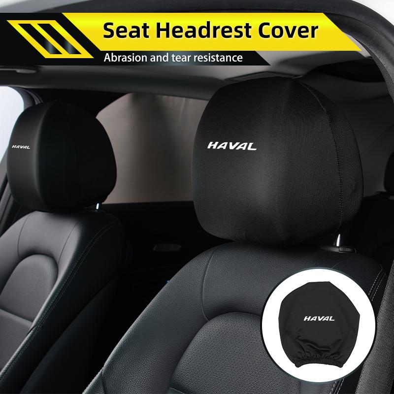 Car Seat Headrest Cover Cotton Dustproof Protector Cover Headrest Decoration Accessories For Great Wall Haval F7 H6 H2 H3 H5 H7