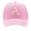 Elegant Botanical Letter A Monogram Sandwich Baseball Cap Sun Cap Outdoor Workouts Hat
