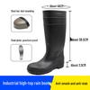 Shengli Men's Steel Toe PVC Waterproof Work Rain Boots