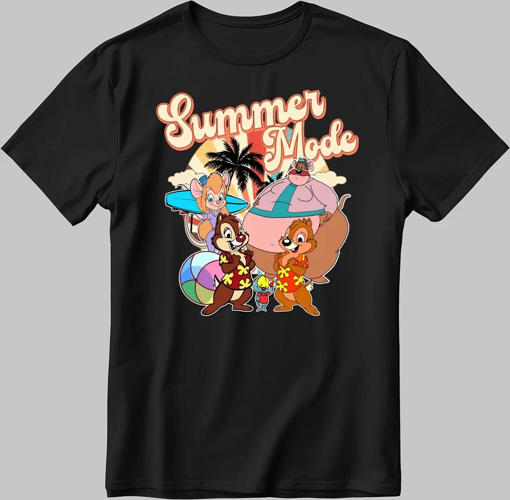 Summer Mode Chipn Dale Black TShirt S