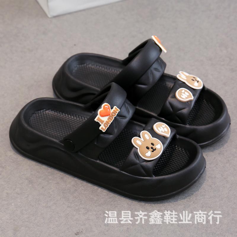 New Soft-soled Student Bathroom Slippers Beach Cool Slippers Women's Indoor Drag Summer Going Out Flats