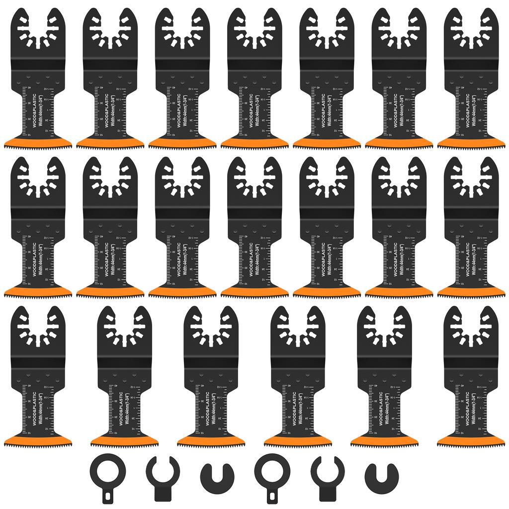 10/20Pcs High Carbon Steel Oscillating Saw Blades for Wood Soft Metal Plastic Multitool Quick Release Saw Blades Fit Renovator