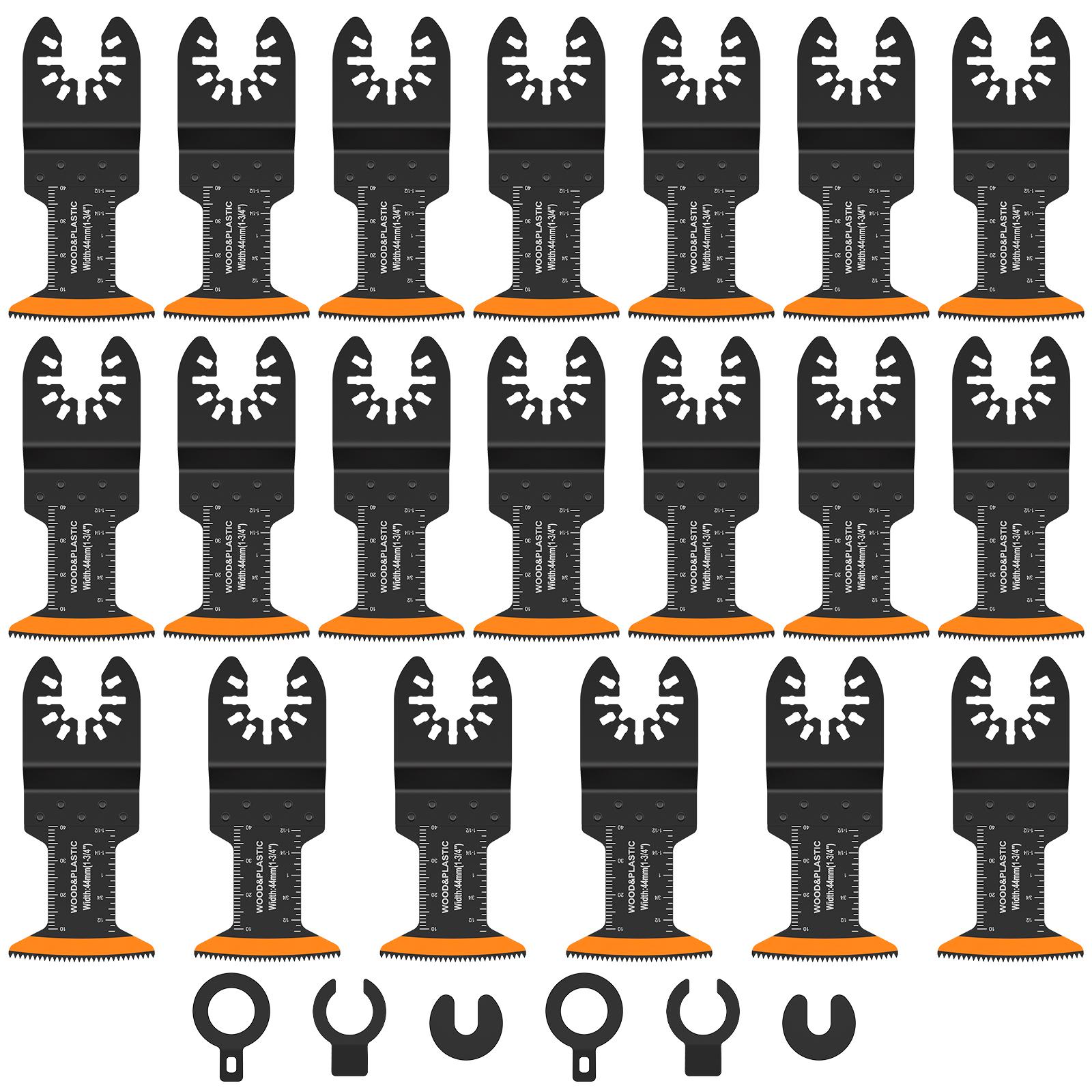 

10/50Pcs Oscillating Saw Blades High Carbon Steel 44MM Arc Edge Multitool Blades Sharp Wear Resistant Oscillating Blades