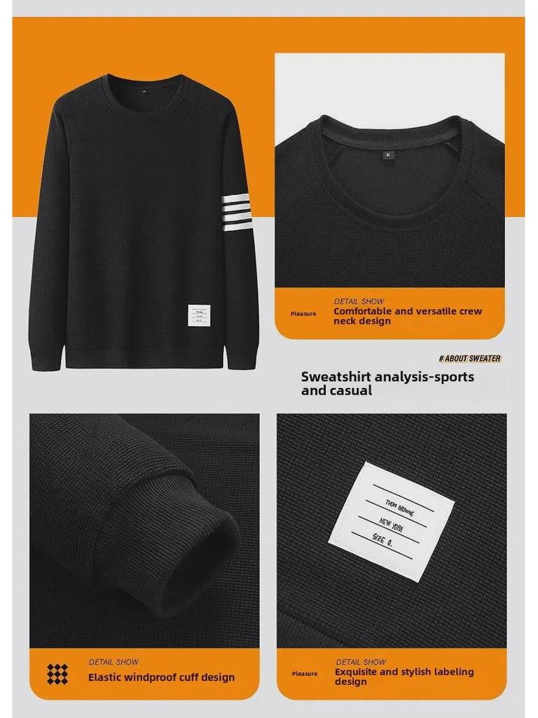 Herren Casual Sport Strickjacke und Sweatshirt Set Herbst/Winter 2022