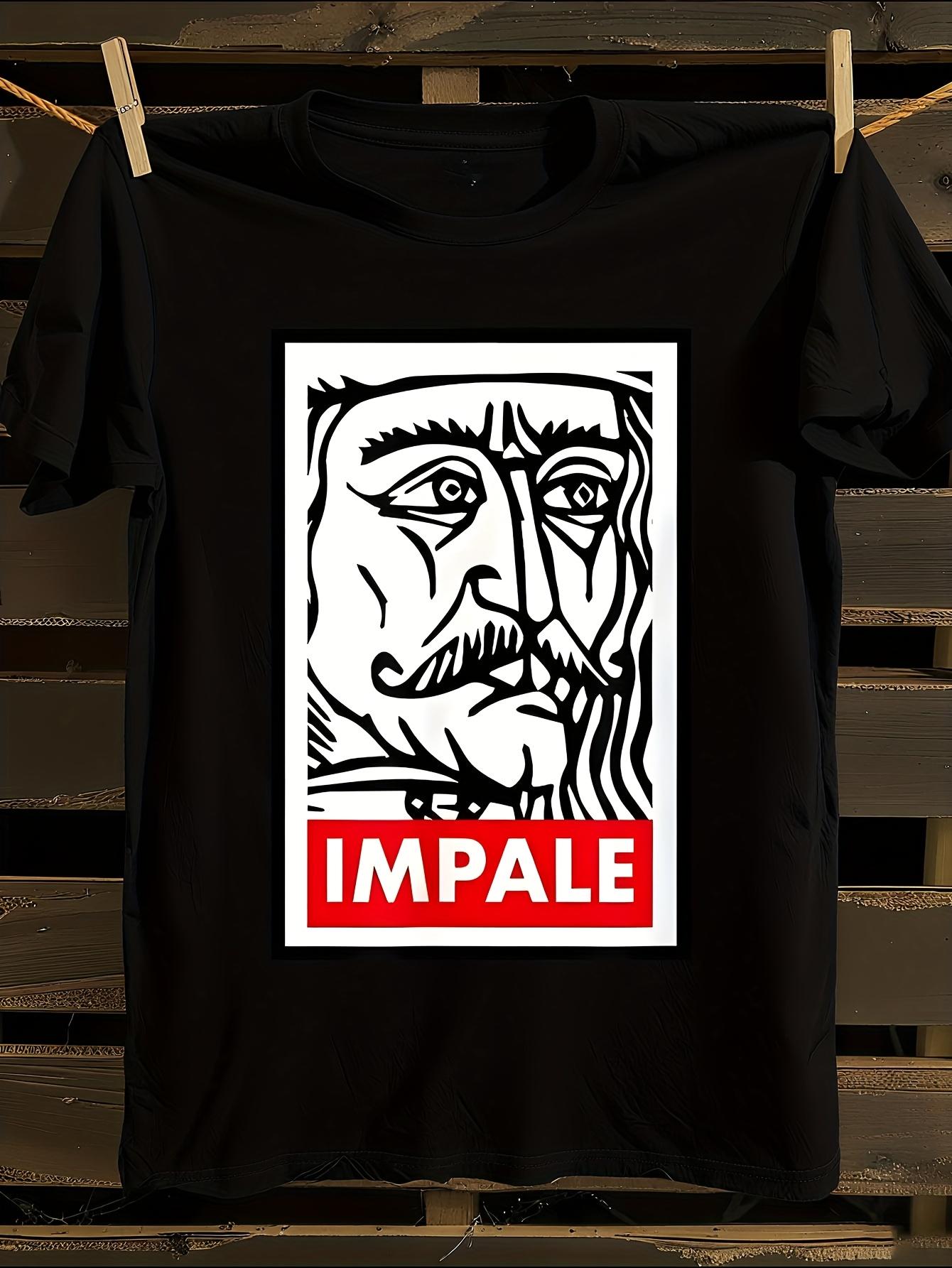 Gothic Vampire Vlad The Impaler Graphic T-shirt L