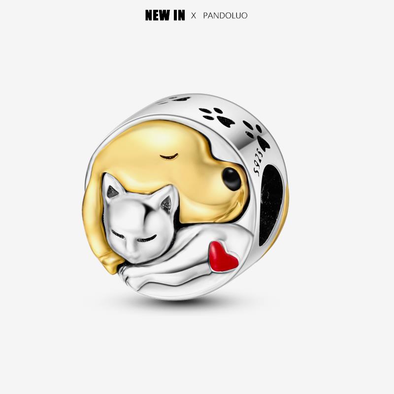 Brand Latest Arrival Yellow Series Animal Shape Charm Bead Component Bead Components Compatible With Pandach Authentic Original Bracelet High Quality