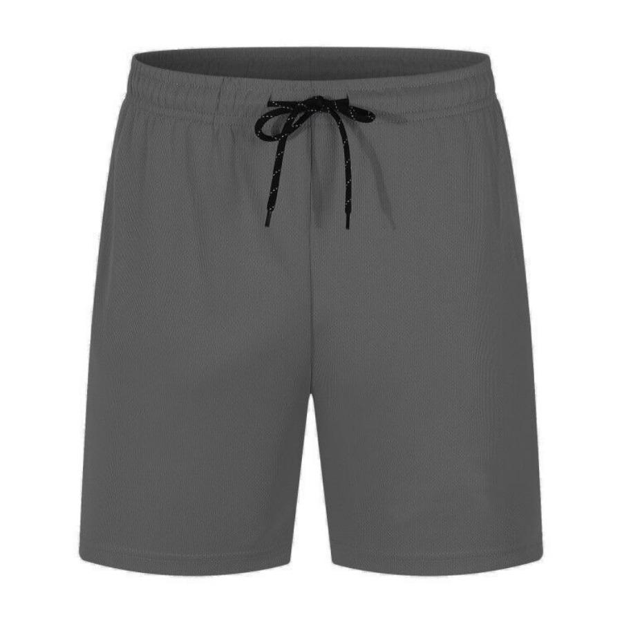 קיץ גברים שרוך אמצע מותן שרוך מהיר ייבוש מכנסיים קצרים רשת שחור לבן אדום כחול מכנסיים קצרים לחוף ים