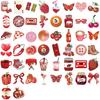 50PCS Cherry Downtown Stickers, Colorful Graffiti Decorative Stickers for Cups, Notebooks, Phones, and Luggage
