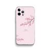 Pink Sakura Phone Case For iPhone 15 14 13 12 11 Pro Max Xs Xr X 7 8 Plus 12 13 Mini Silicone Clear Cover