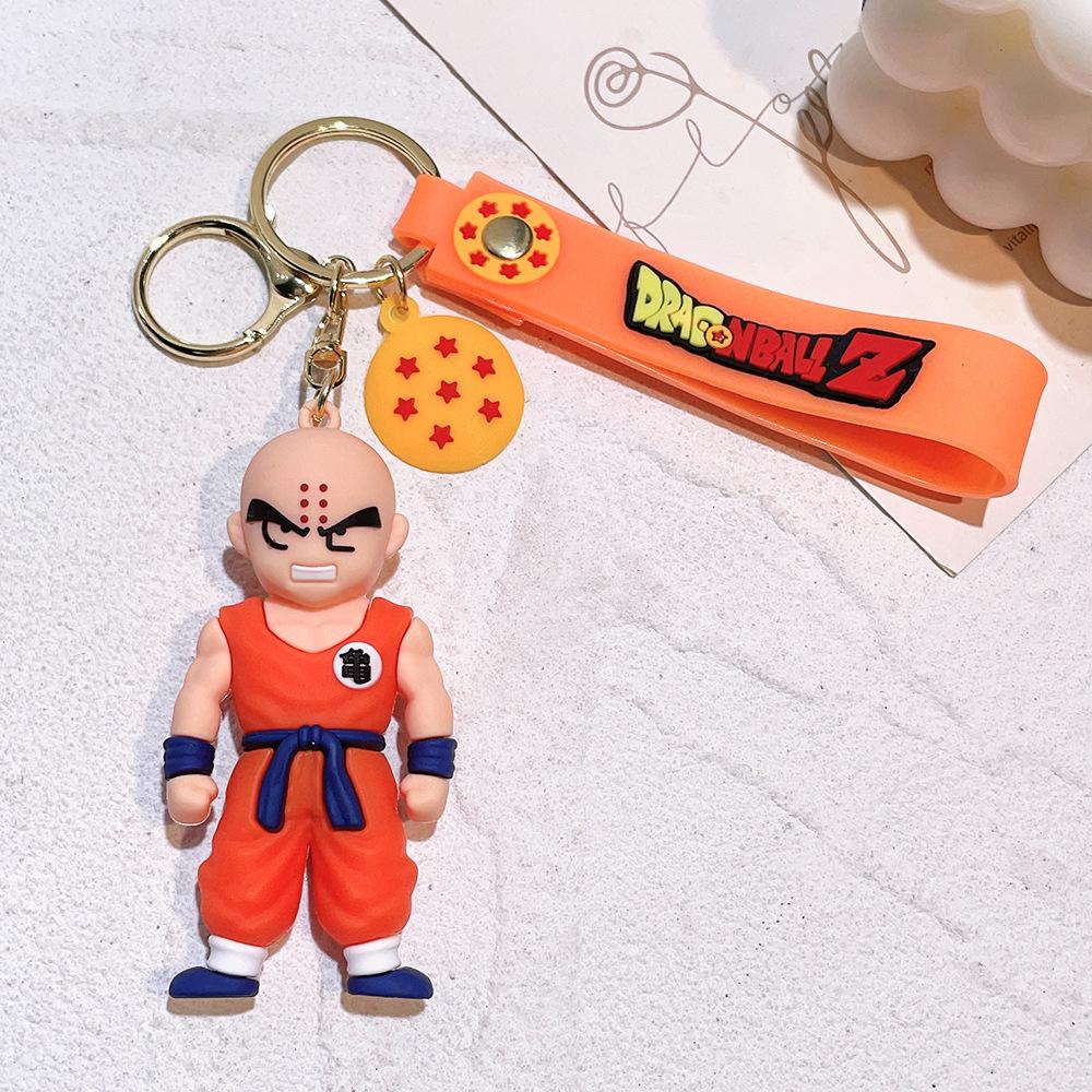 Dragon Ball Keychain Z Son Goku Vegeta Piccolo for Backpack Keyring Dragon Ball Cosplay Action Figures for Fans