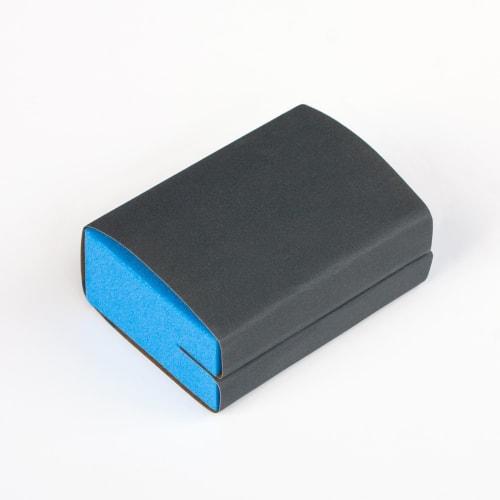 KAKURI Waterproof Sandpaper Set, 6 Sheets (2 Sheets Each of #400, #1000, and #1500) & Paper Grip, for Wet Sanding, Metal, Resin, Stone, Polishing, Rus